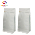 Χαρτί τσάντα υψηλής ποιότητας Custom Liminate White Kraft