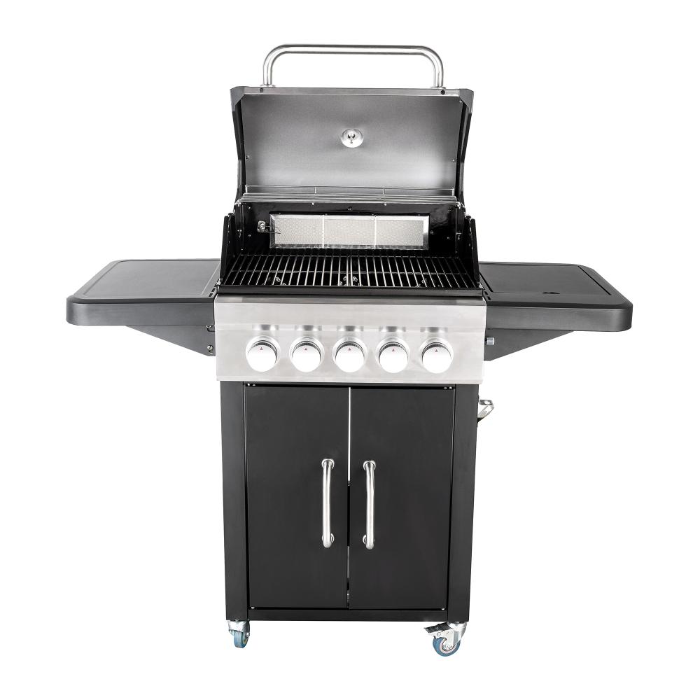 4 queimador embutido aço inoxidável Grill - com queimador de infravermelho traseiro 4 Burner Built-in Stainless Steel Gas Grill - With Rear Infrared Burner