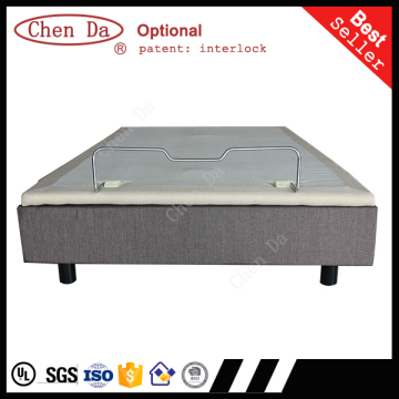 2016 new design high quality adjustable bed with super quite motor queen size