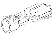 High quality SV Insulated Spade Crimp Terminal Connector