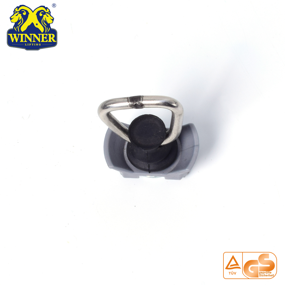 Single Stud Fitting With Stainless Steel D Ring For Cargo Control