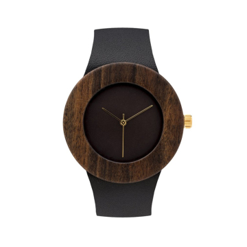 Wood Watch Gift Box Set with Leather Strap