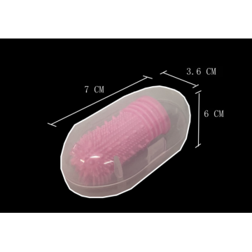 Силиконовые собаки домашнее животное зубные щетки Полный объемный щетинок