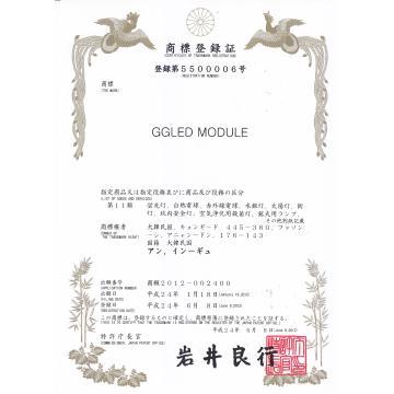 LED Module Trademark Registration in JP