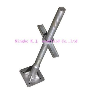 Solid Screw Jack For Caster Scaffold 