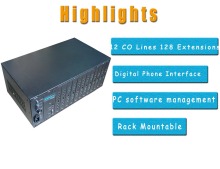 Telecommunication Group Telephone Exchange Sytem PABX for Hotel TP16128-12128