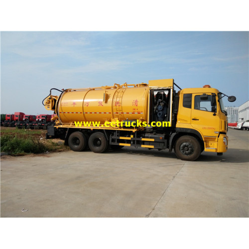 12000L 10 bánh xe Septic Vacuum Tank xe tải