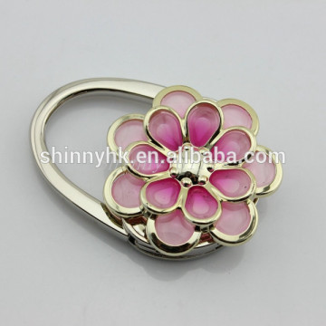 Skque Flower Shaped Pot hook Handbag Purse Hanger Table Hook