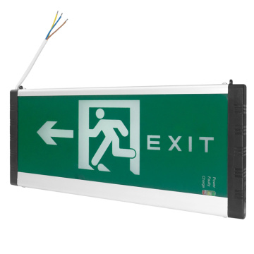 Green Running Man Exit Sign Light