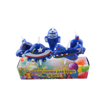 Party Supplies Unique Airplane Shape Birthday Candles