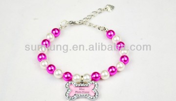 Bone-shaped Pet Tag Necklace, Nice Pet Necklace 1/3