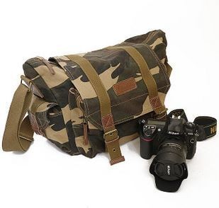 Military tactical camouflage messenger shoulder bag woodland digital
