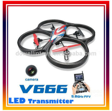 5.8G FPV 6 Axis RC Quadcopter With HD Camera FPV Monitor RTF