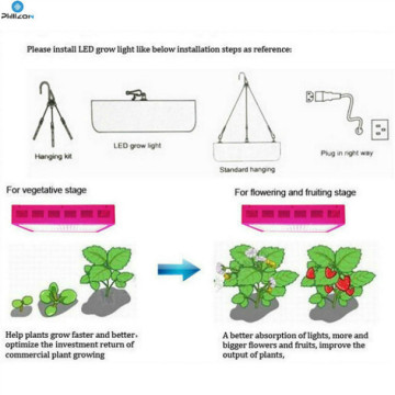 Vegetal cresce a luz LED 600W para iluminação de jardinagem