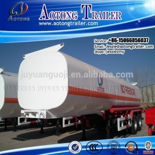 3 axle oil tank semi trailer /fuel tank semi trailer for sale