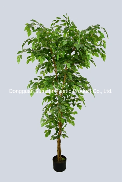 Ficus Leaf Tree Bonsai Artificial Flower Plant for Home Garden Decoration (50124)