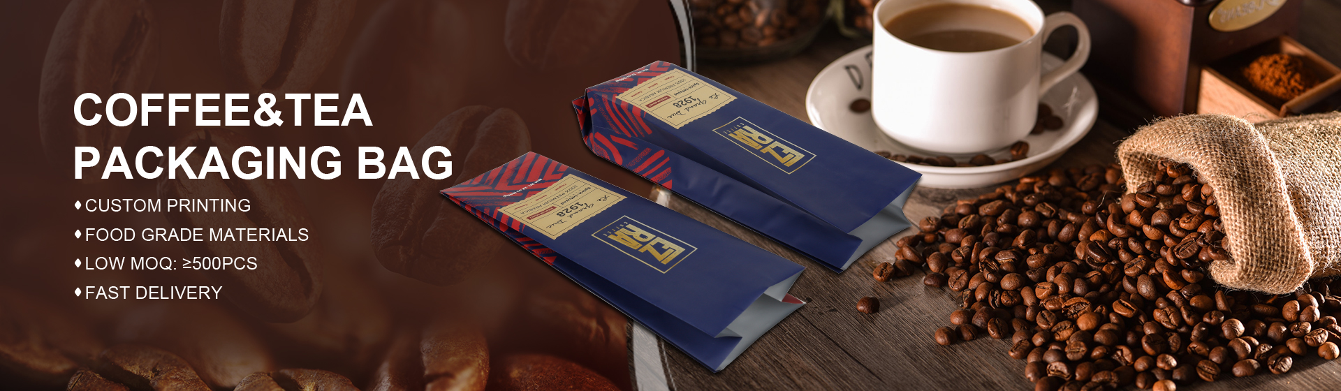 Banner-Coffee y Tea Packaging Bag banner-Coffee&Tea packaging bag