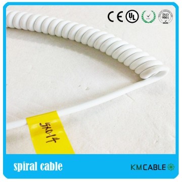 Encoder Spiral Power Cable With Sheild