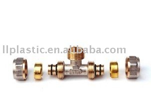 CW617 Compression brass pex-al-pex pipe fitting