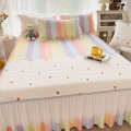 Professional Factory Printed latex Luxury Bedding With Skirt