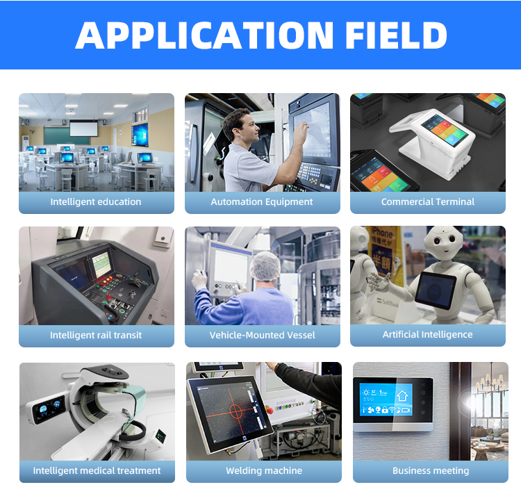 compt OEM interface OS system win android linux 15.6 inch 15.6" pc industri screen industrial touch panel pc industrial panel pc