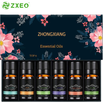 Wholesale Gift Set Perfume Fragrance Oil Massage 100% Natural Essential Oil Set For Diffuser air humidifier