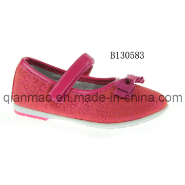 The Girls Red Ballerina Shoe (B130583)