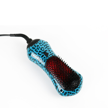 China hair imports professional Plastic+Nylon electric straightening tangle hair brush