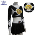 Custom Shining Rhinestone Cheerleading uniforms for youth