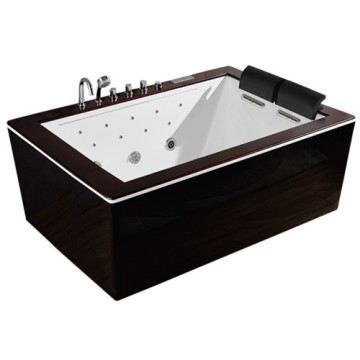 Acrylic Massage Bathtub Three Waterfall Inlets