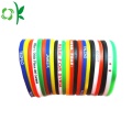 Khuyến mại tùy chỉnh thương hiệu thời trang thể thao Silicone Bracelet