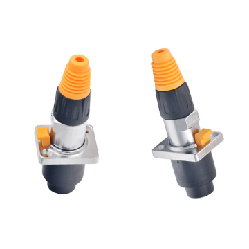 Waterproof RJ45 Panel Mount Ethernet Connector