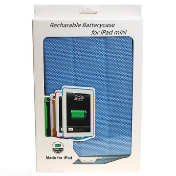 Stylish Design 6000mAh Recharable Battery Case with Stand for iPad Mini