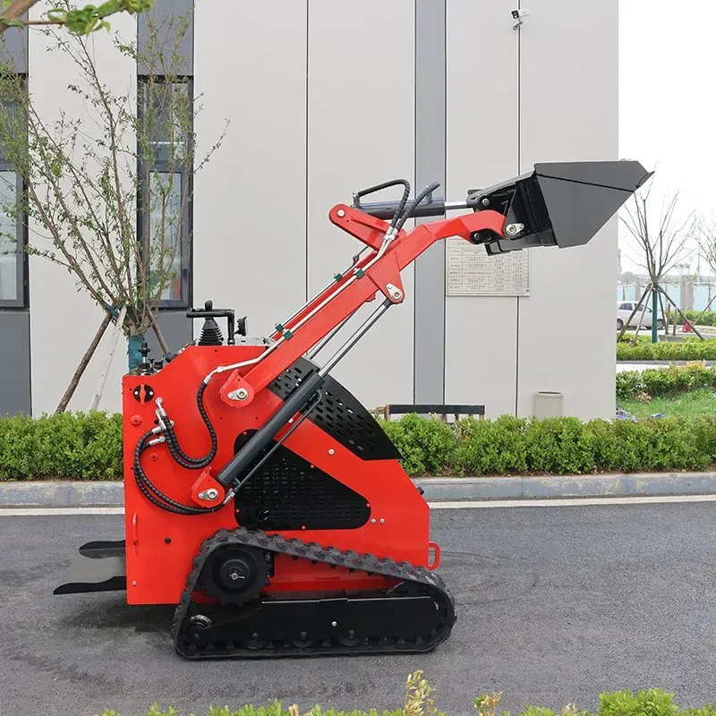 Electric Front Loader T360 Mini Skid Steer Crawler for Sale