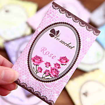 10pcs/lot Romantic Lavender sachet bag vermiculite rose Jasmine sachet sachet osmanthus Cologne 4G/piece