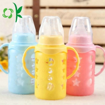 Silicone Water Bottle Sleeve with Cartoon