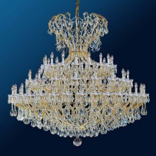 Contemporary Big Golden Maria Theresa Crystal Chandelier