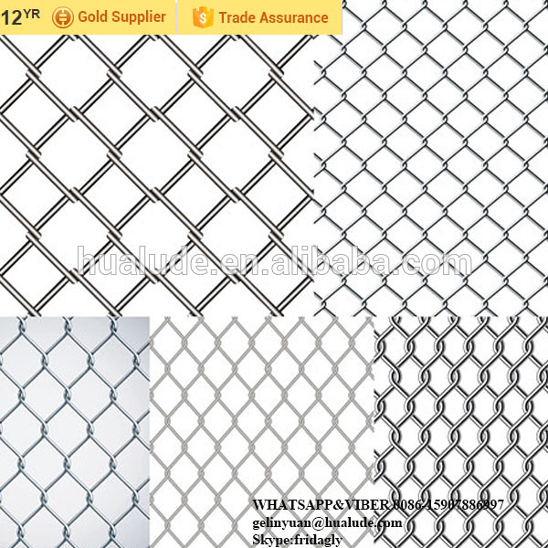 hot sale Galvanized chain link wire mesh fence