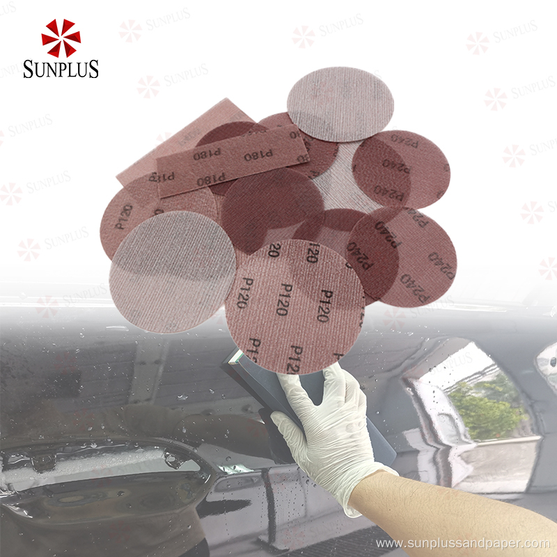 Aluminum Oxide Net Sandpaper Dust Free Sanding Disc