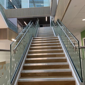 Balustrade Handrail Balustrade for Indoor Glass Railing
