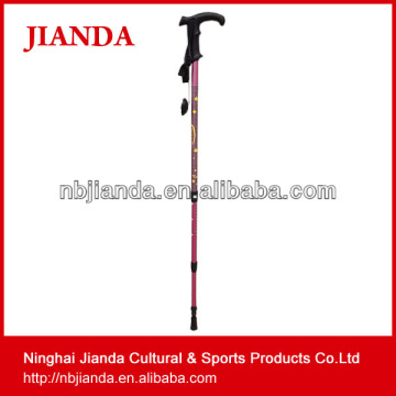 Antishock Trekking Hiking Pole Staff Walking Cane Stick,JD-3D-019