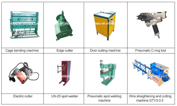 Electro-galvanized wire chicken coop kit making machine