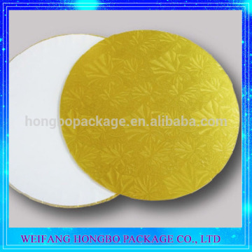 ISO FDA Gold 4mm Custom MDF/Masonite Cake Boards