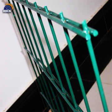 low carbon steel wire double wire fence