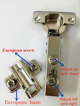 European Style Base Hydraulic Conceal Hinge for Cabinet