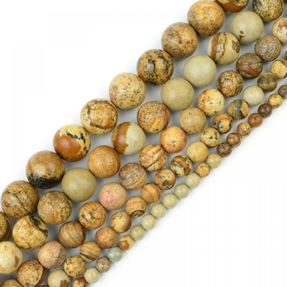 Image Jasper 8 mm Boules de pierre Décoration des perles de cristal rondes
