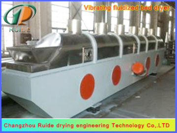 Vibrating fluid bed drier mine residue