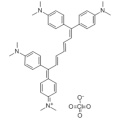 PERCHLORATE D&#39;AMMONIUM -2,4,6-HEPTATRIENYLIDENE] -2,5-CYCLOHEXADIEN-1-YLIDENE DE DIMETHYL [4- [1,7,7-TRIS (4-DIMETHYLAMINOPHENY)] CAS 34411-77-3