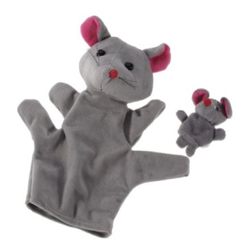 2014 new design plush mouse hand puppet
