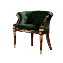 Elegant Luxury Green Armchair Sofa for Living Room